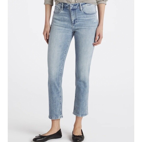 Stitch Fix Denim - NWT Stitch Fix Studio Blue Raya Mid Rise Cigarette Straight Leg Jeans Women 27